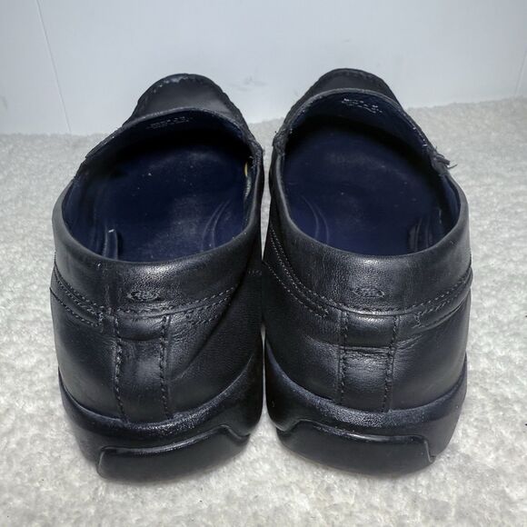 Men's 9M Cole Haan C25642 100% Leather Shoe - Driving Loafer - Black - Picture 2 of 8